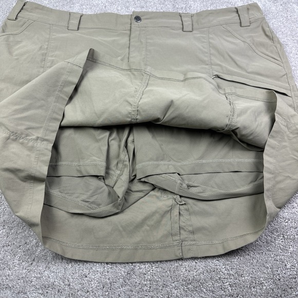 Duluth Trading Womens Dry On the Fly Skort 26W Khaki Brown Skirt Nylon Stretch - Picture 7 of 7